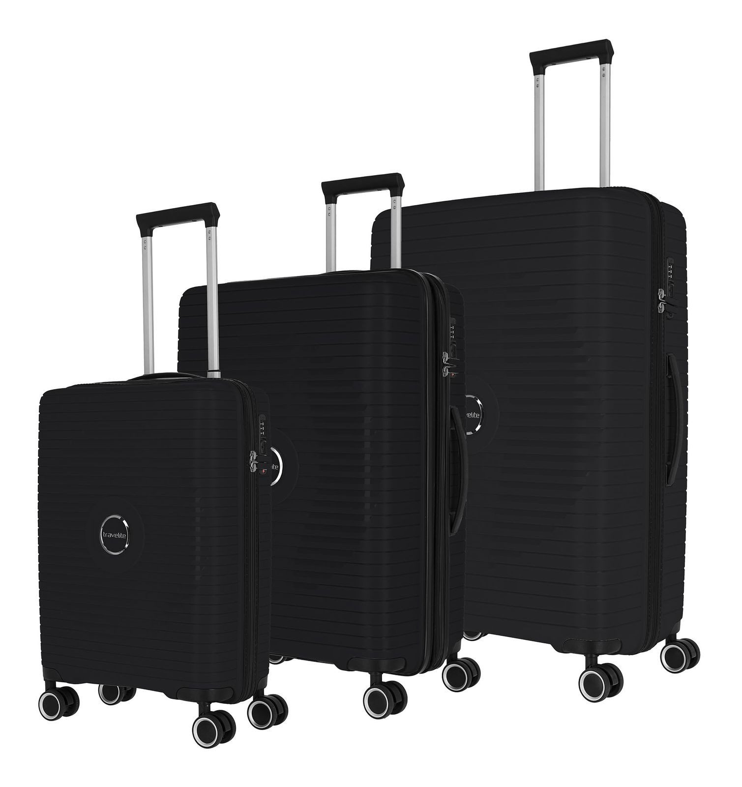 travelite Trolleyset 4W Trolley L / M / S, 4 Rollen, (Set, 3 tlg) günstig online kaufen