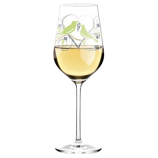 Ritzenhoff Weißweinglas »White Design Frühling 2015 A. Mendil«, Kristallglas