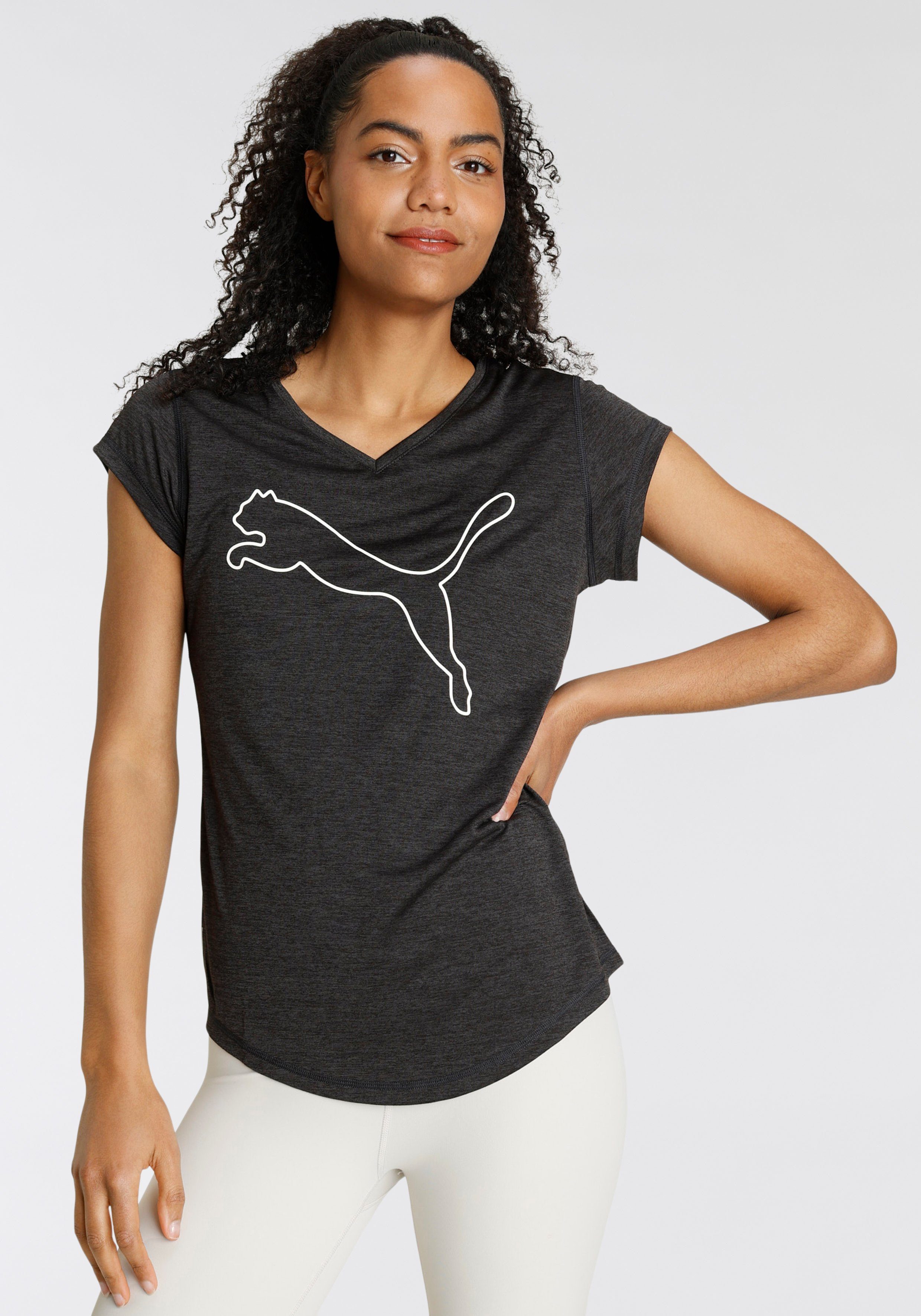 PUMA Trainingsshirt TRAIN FAVORITE HEATHER CAT günstig online kaufen
