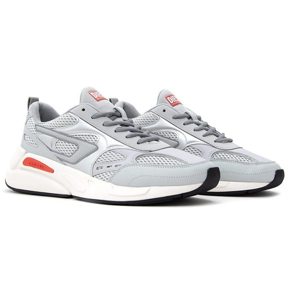 Diesel Low Sneaker - Mesh Grau günstig online kaufen
