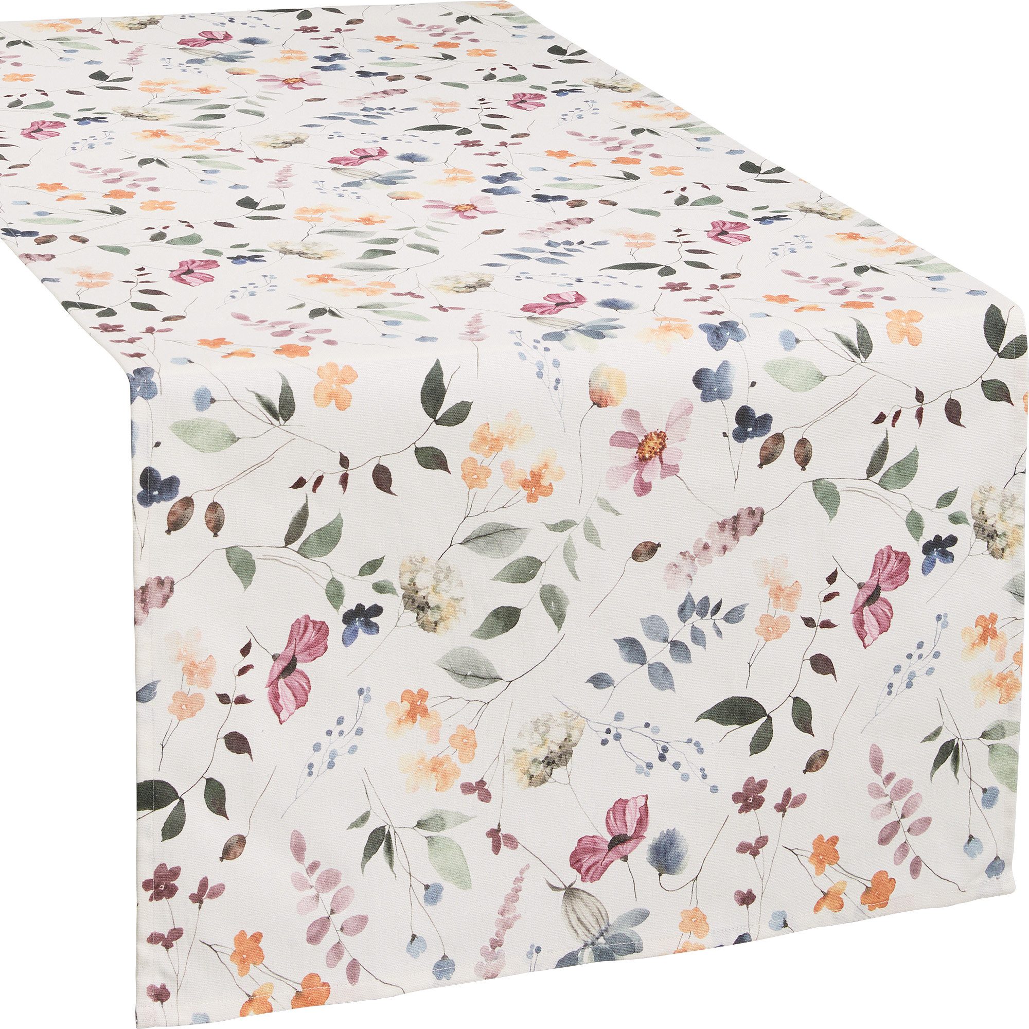 REDBEST Tischdecke Tischläufer (1-tlg), Baumwolle Blumen günstig online kaufen