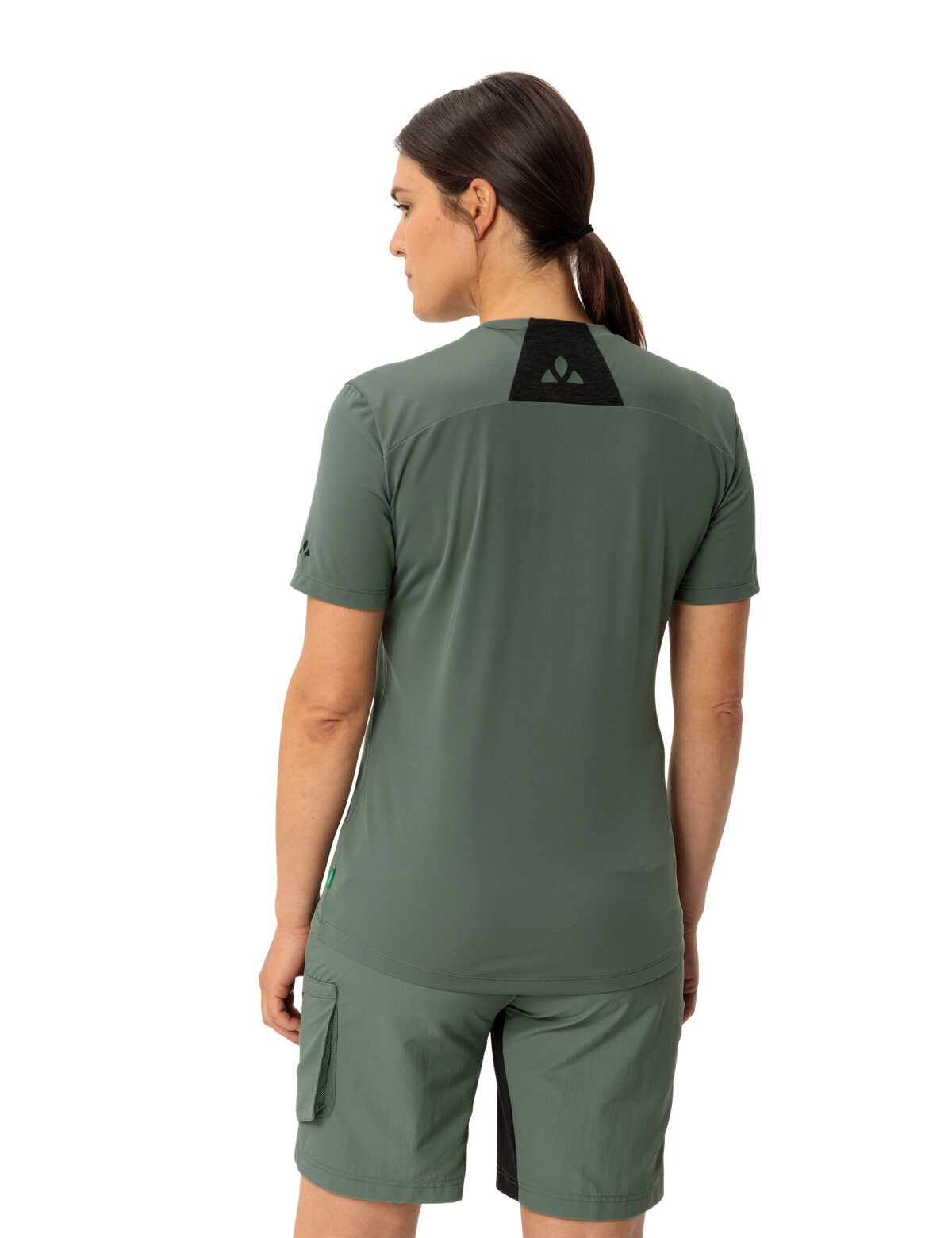 VAUDE Funktionsshirt Wo Qimsa Logo Shirt Kurzarm, Rundhalsausschnitt, für sportliche Aktivitäten