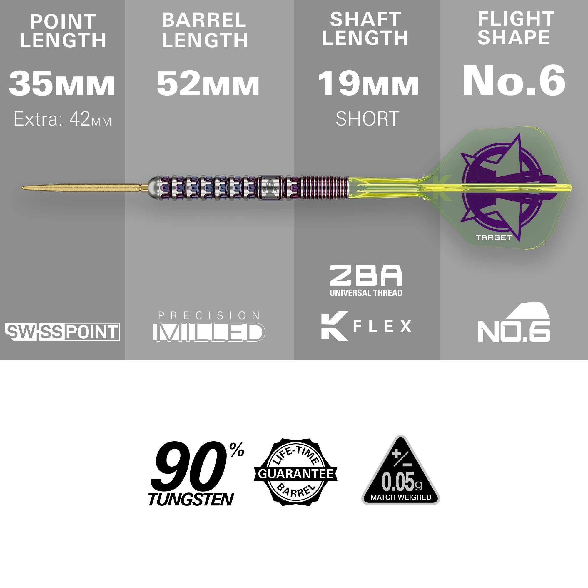TARGET DARTS Dartpfeil Target Luke Littler World Champion 2025 Edition Steeldarts - 23g