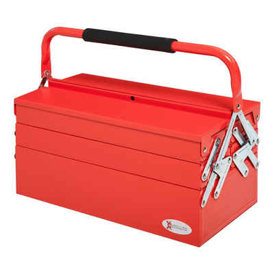Durhand Werkzeugbox Werkzeugkoffer 5 Fach-Design