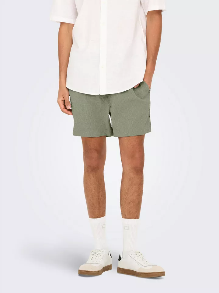 Only & Sons Badeshorts ONSTED LIFE SOLID SEERSUCKER SWIM NOOS