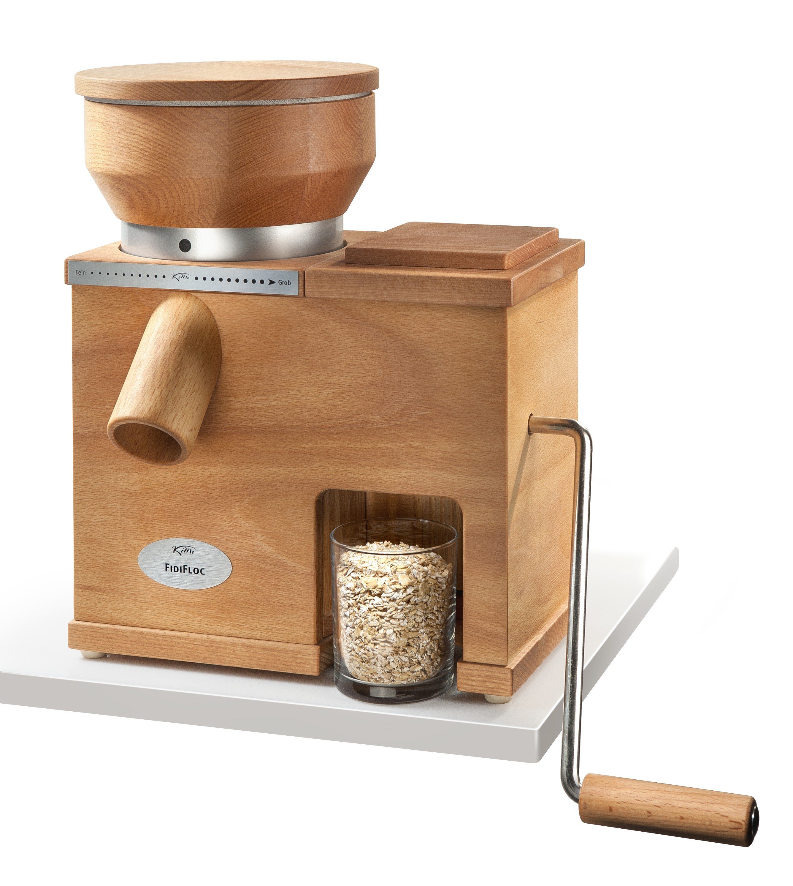 KoMo Getreidemühle Komo Fidifloc Medium Getreidemühle + Flocker
