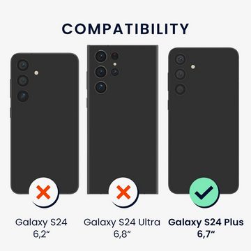 kwmobile Handyhülle Hülle für Samsung Galaxy S24 Plus Kunststoff, Handyhülle mit Kameraschutz - Anti-Gelb Case Transparent