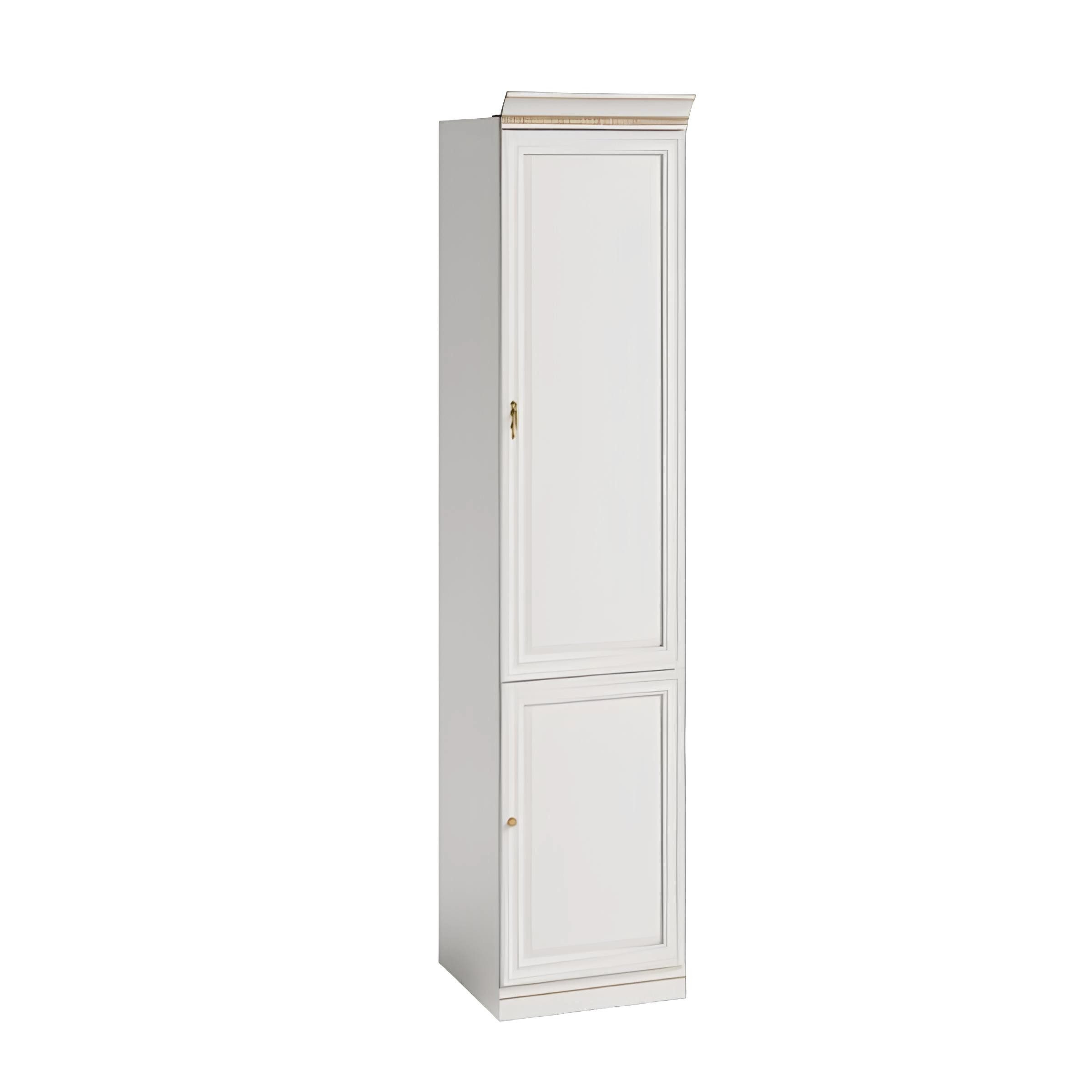 JVmoebel Kleiderschrank Hochschrank aus Massivholz mit Schubladen und Regalfächern (1-St., Schrank (TRK) Made in Europa