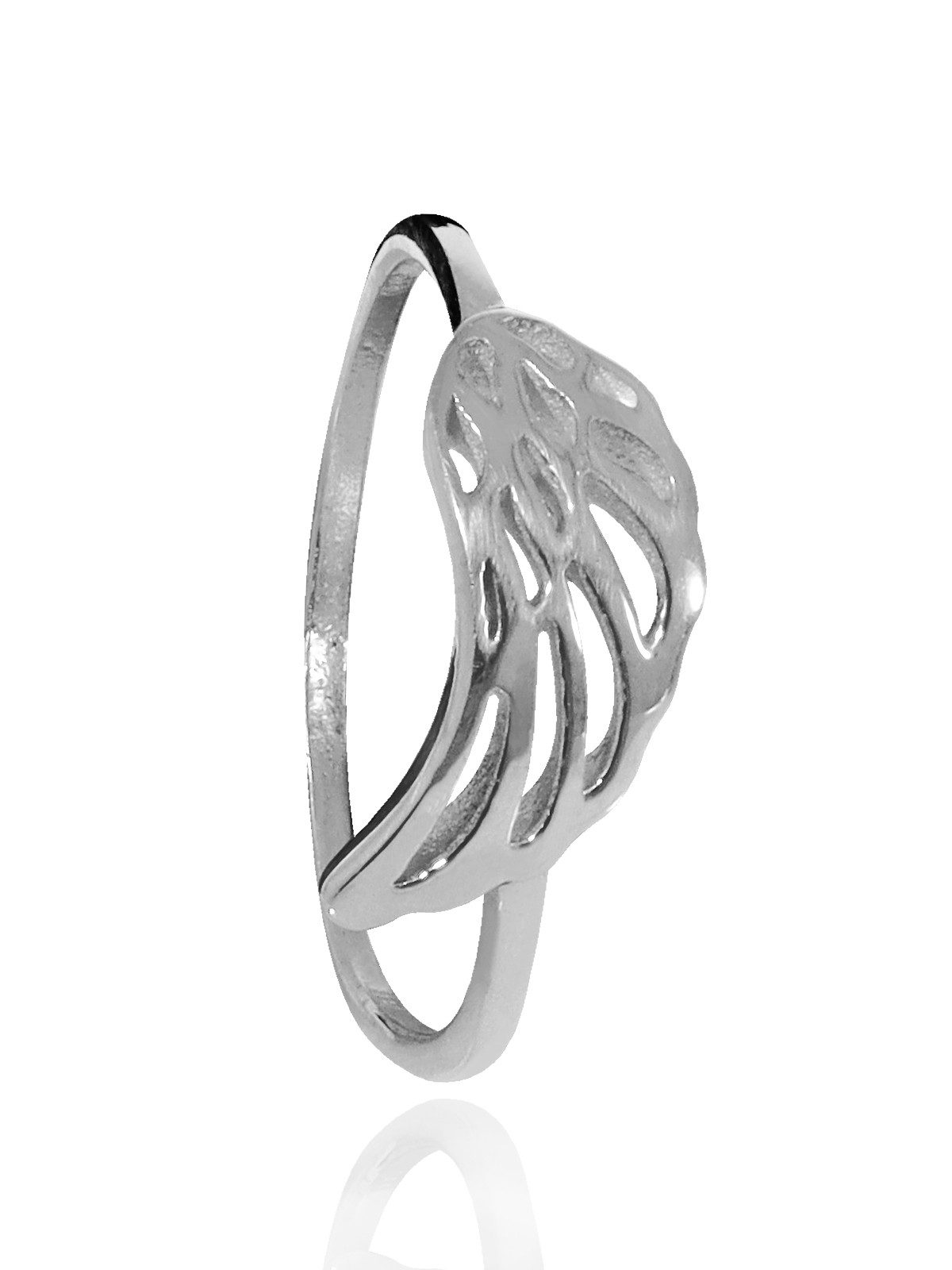 StoneTrip Silberring Ring Engelsflügel, mehrere Ausführungen, 925 Silber