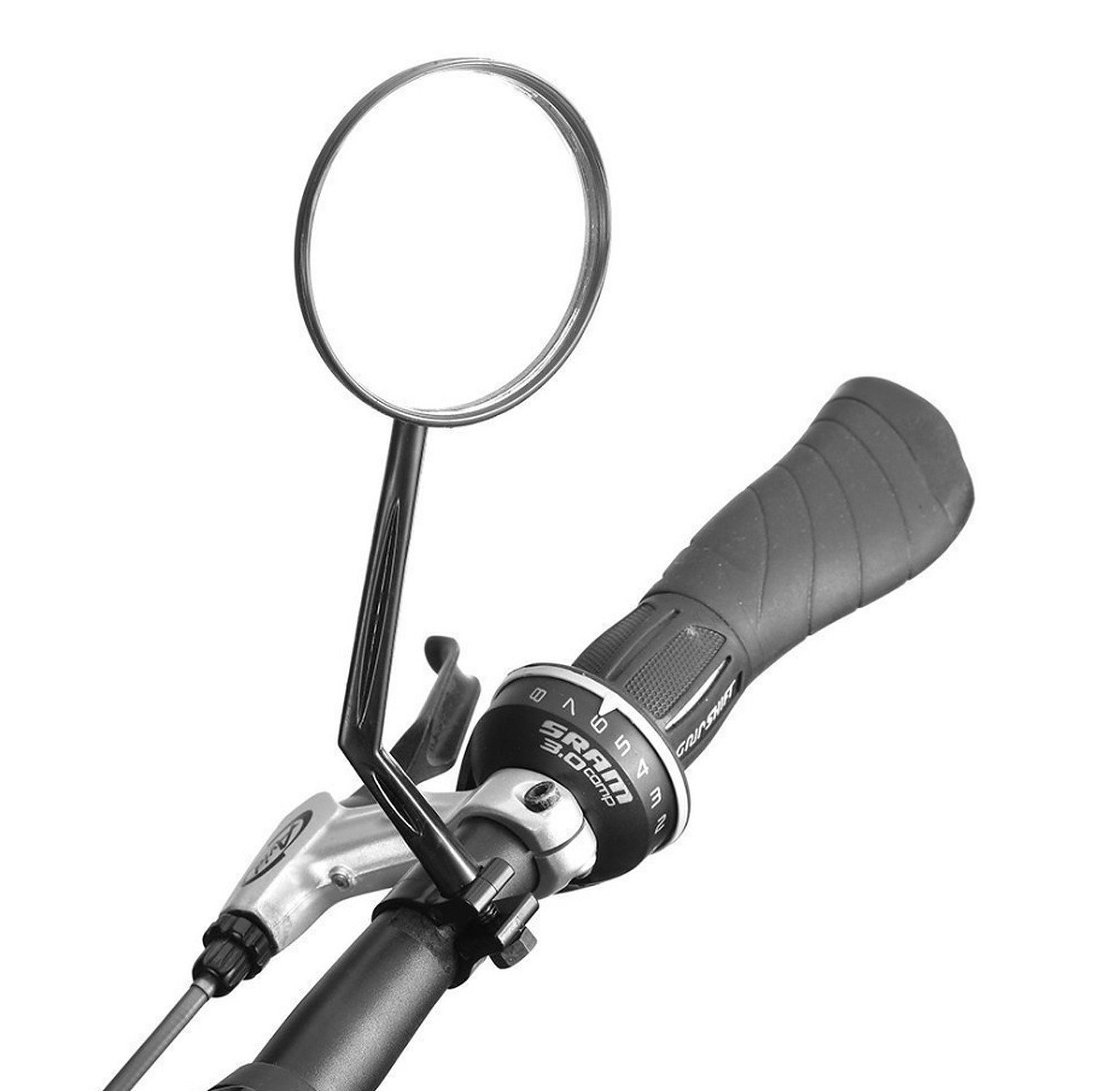 Fahrradspiegel 1 x Spiegel für Fahrrad, Lenkerspiegel 360° Drehbar, Rückspiegel