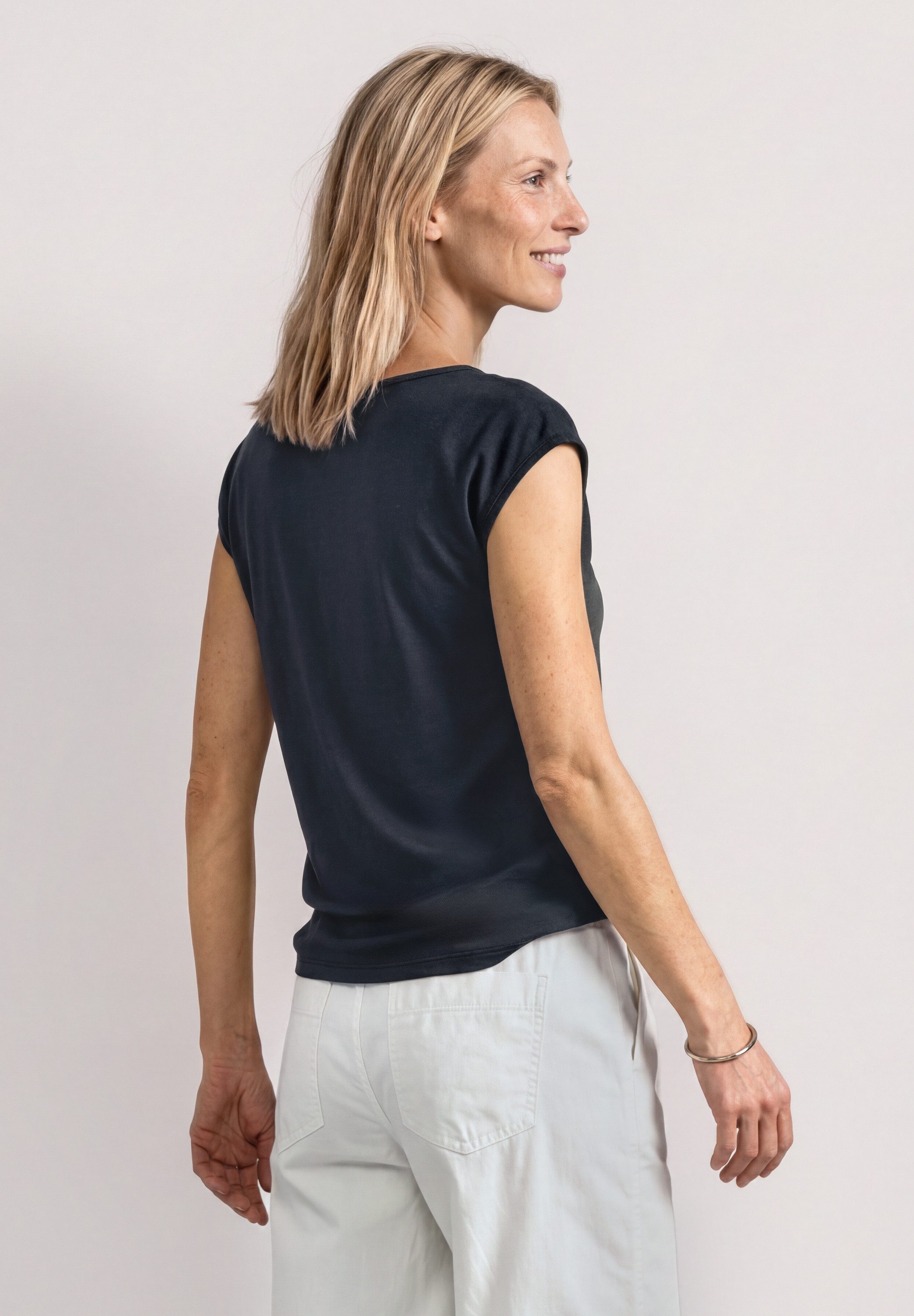 STREET ONE T-Shirt mit Cut-Out Detail