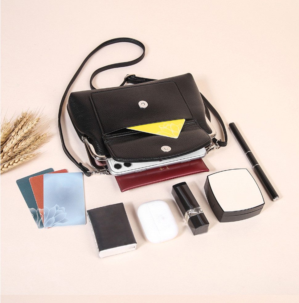 Coonoor Umhängetasche Damentasche, Schultertasche, mit Metallrahmenverschlu günstig online kaufen
