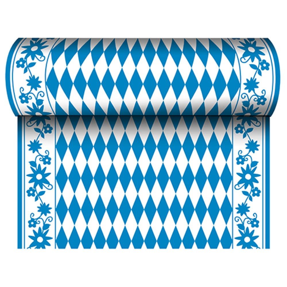 PAPSTAR Tischläufer Tischläufer, stoffähnlich, Airlaid 24 m x 40 cm "Bayrisch Blau"