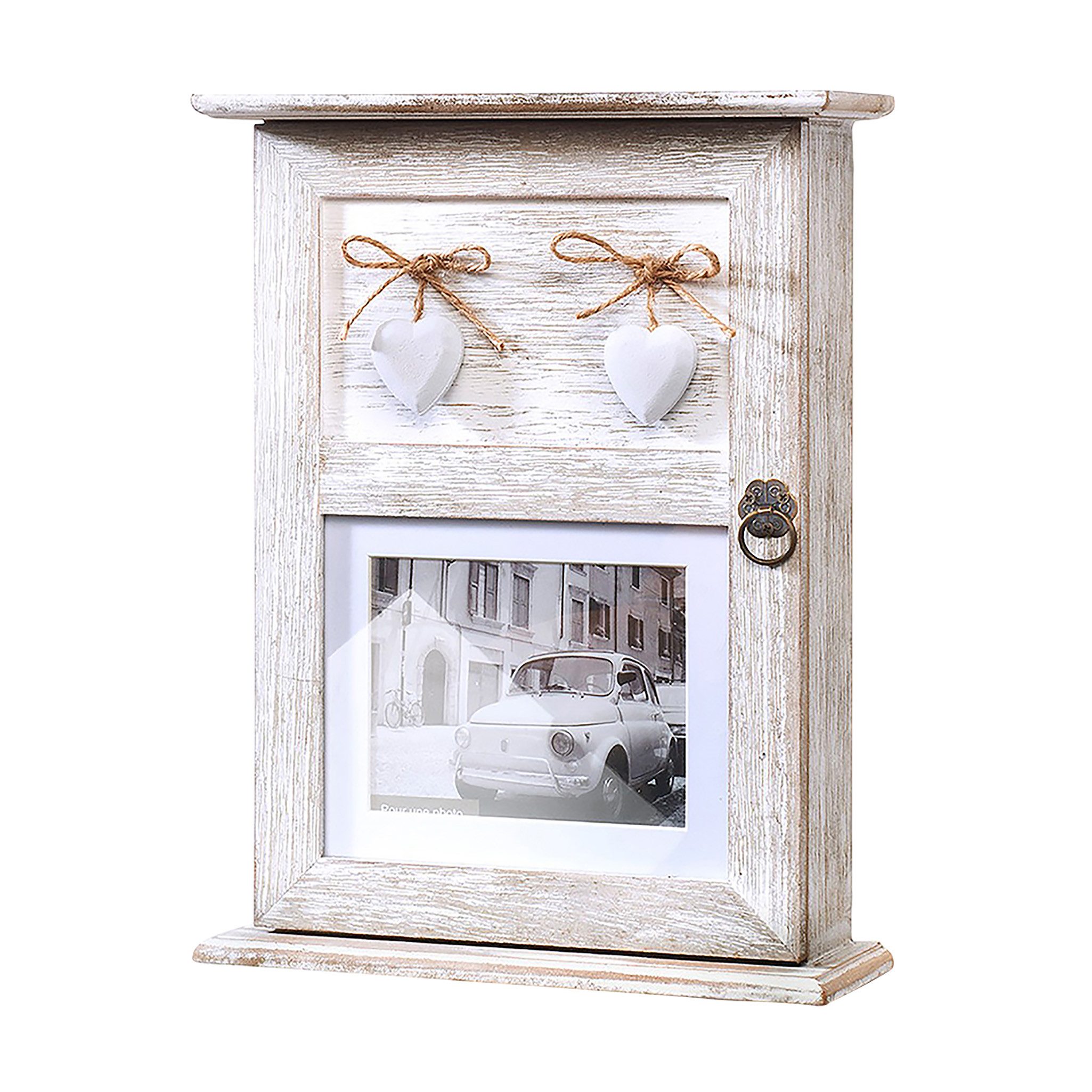 Kobolo Dekoobjekt Schlüsselkasten Schlüsselbox - HEART - Holz günstig online kaufen