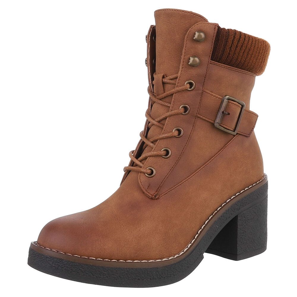 Ital-Design Damen Schnürschuhe Freizeit Schnürstiefelette (88519552) günstig online kaufen