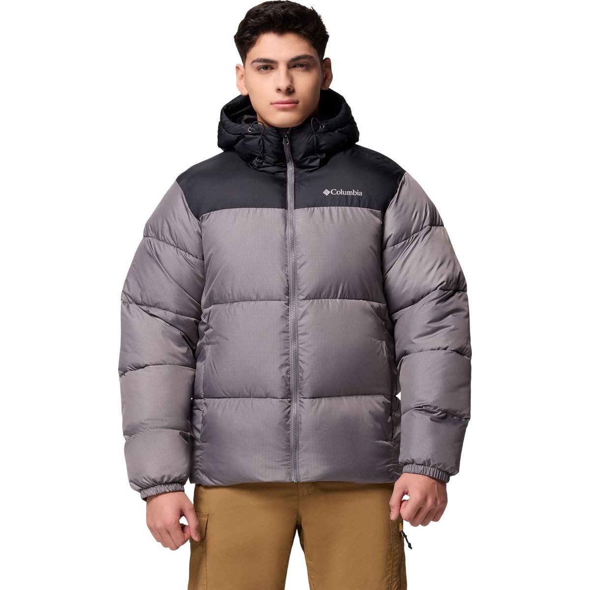 Columbia Steppjacke Puffect II Hooded Jacket Herren-Steppjacke mit wasserabweisendem Material und recycelter