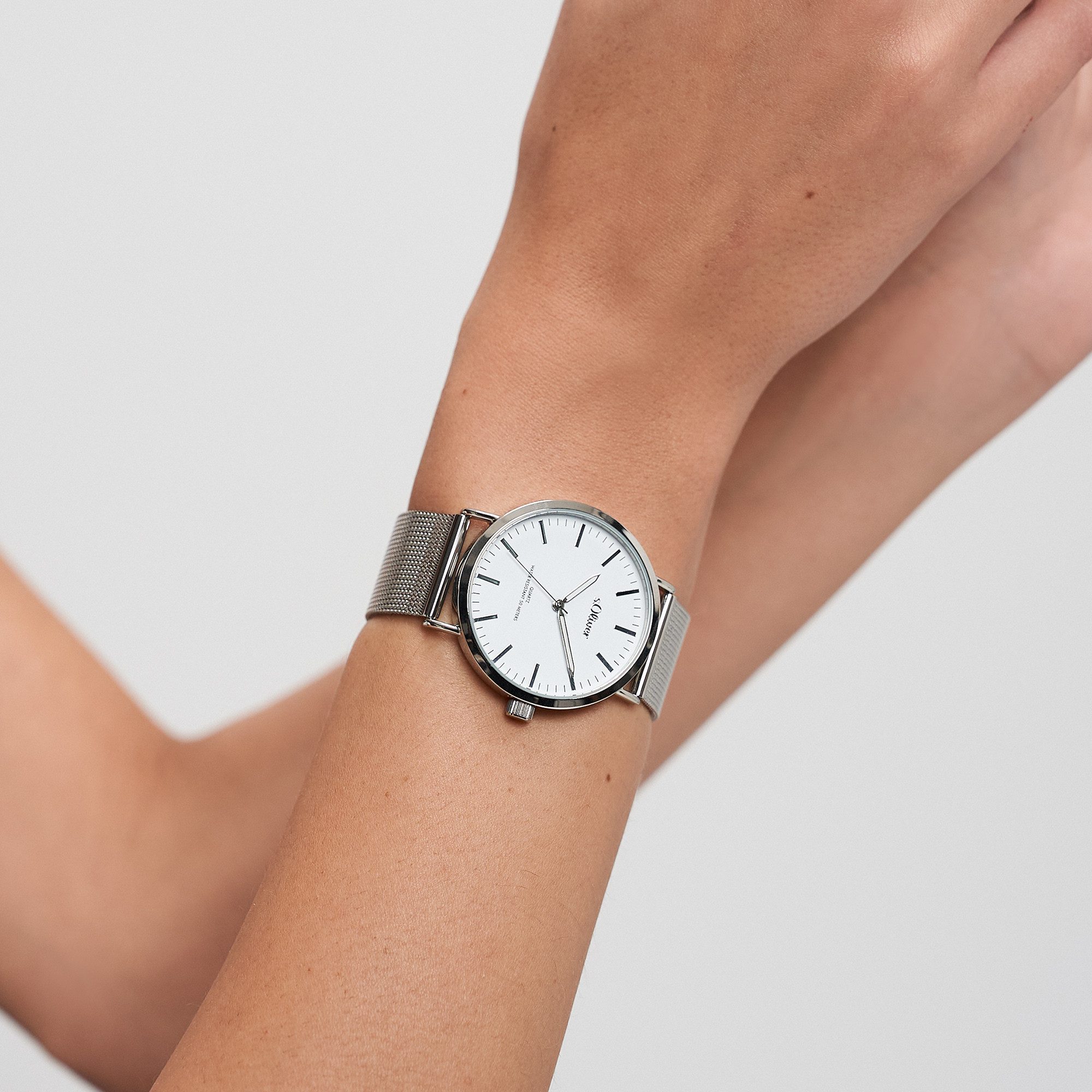 s.Oliver Quarzuhr Classic Time Edelstahl