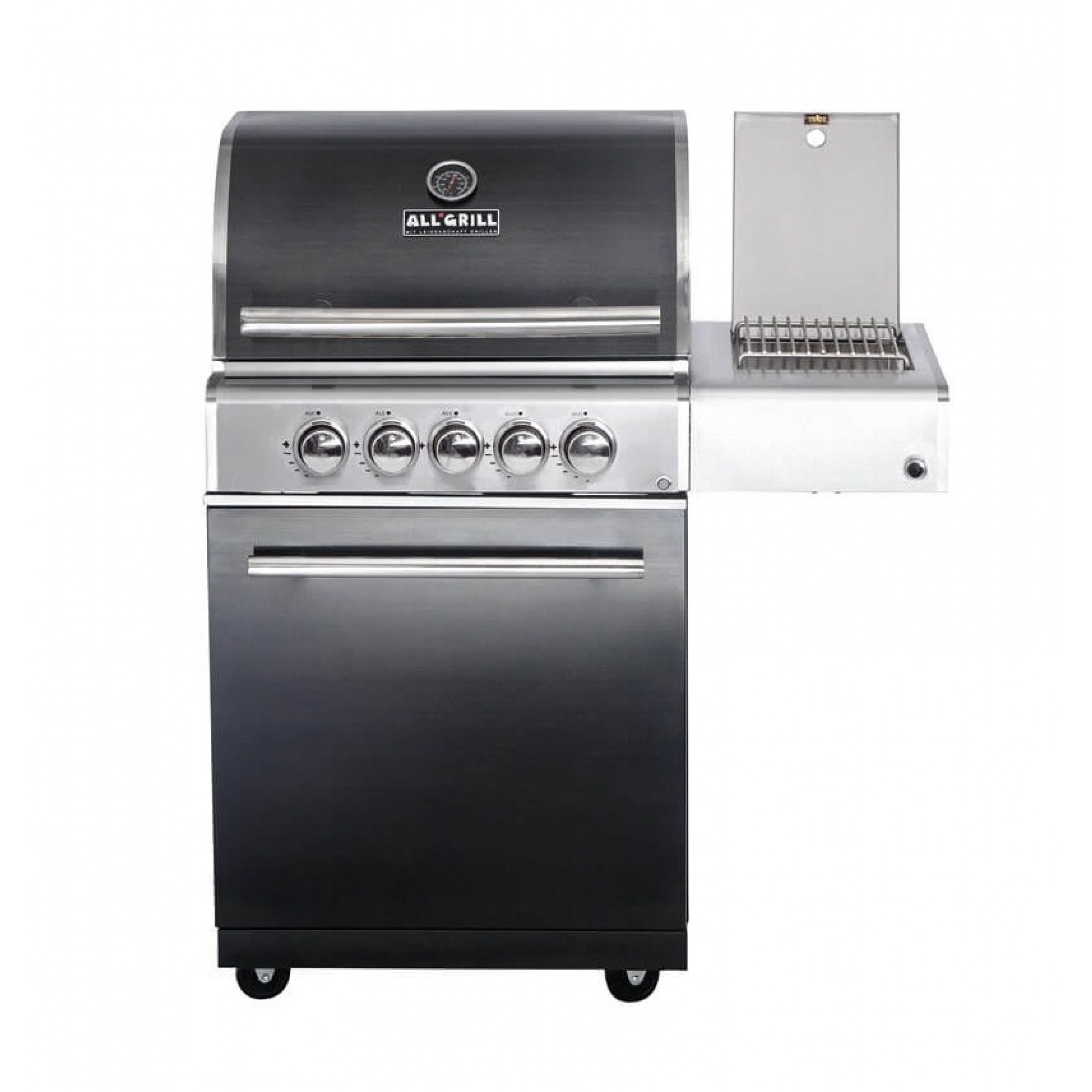 All Grill Gasgrill ALLGRILL Gasgrill CHEF M BLACK Modular Grundmodell 3 Brenner