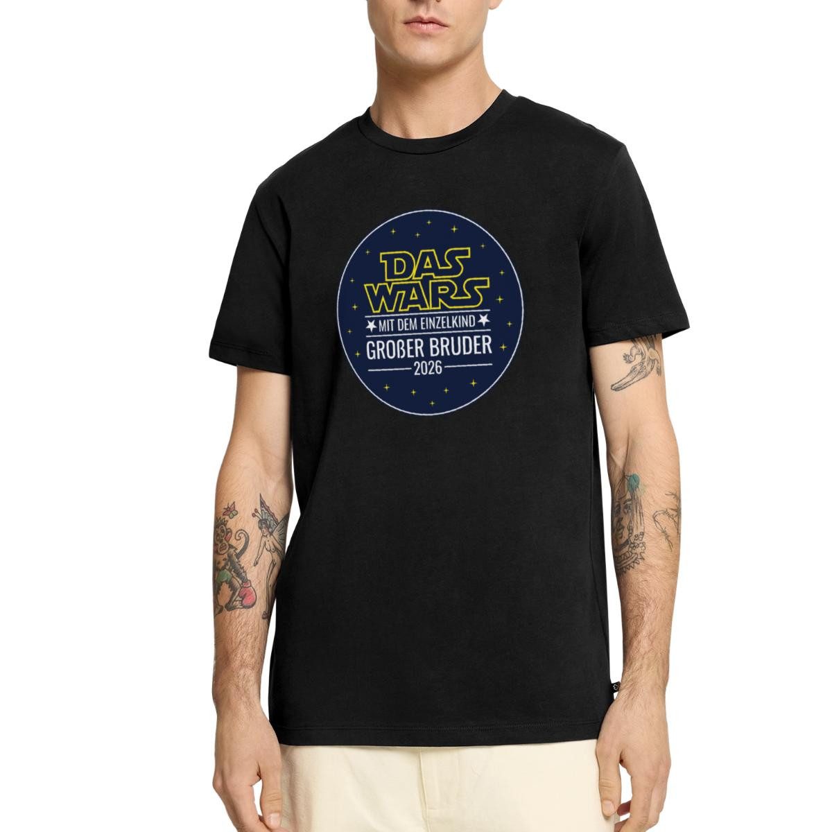 Spreadshirt T-Shirt Das wars mit dem Einzelkind Grosser Bruder 2026 Männer Premium T-Shirt (1-tlg)