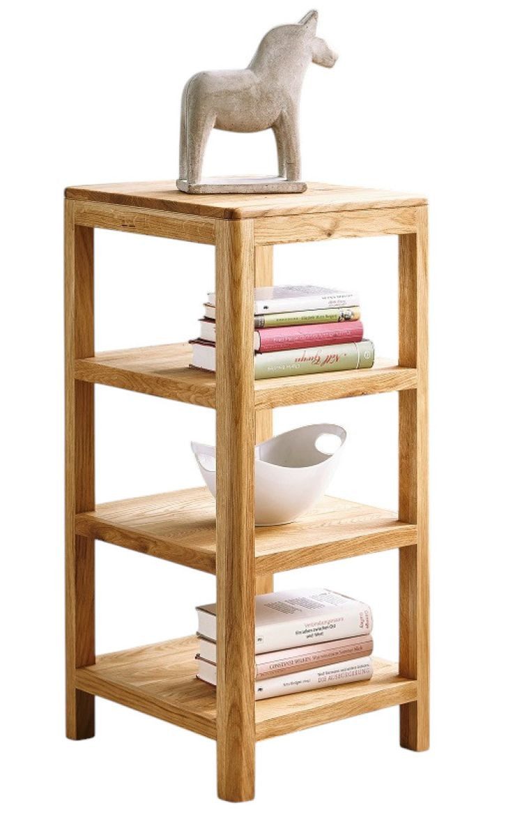 Main Möbel Standregal Regal 40x83cm 'Bayreuth' Wildeiche massiv