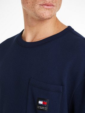 Tommy Jeans T-Shirt TJM REG WAFFLE POCKET TEE mit Brusttasche
