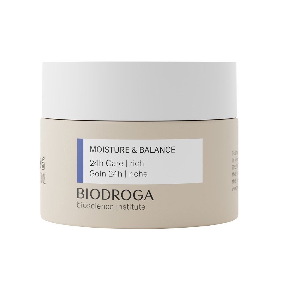 Biodroga Gesichts-Reinigungsfluid Biodroga - Moisture & Balance - 24h Pflege reichhaltig - 50ml