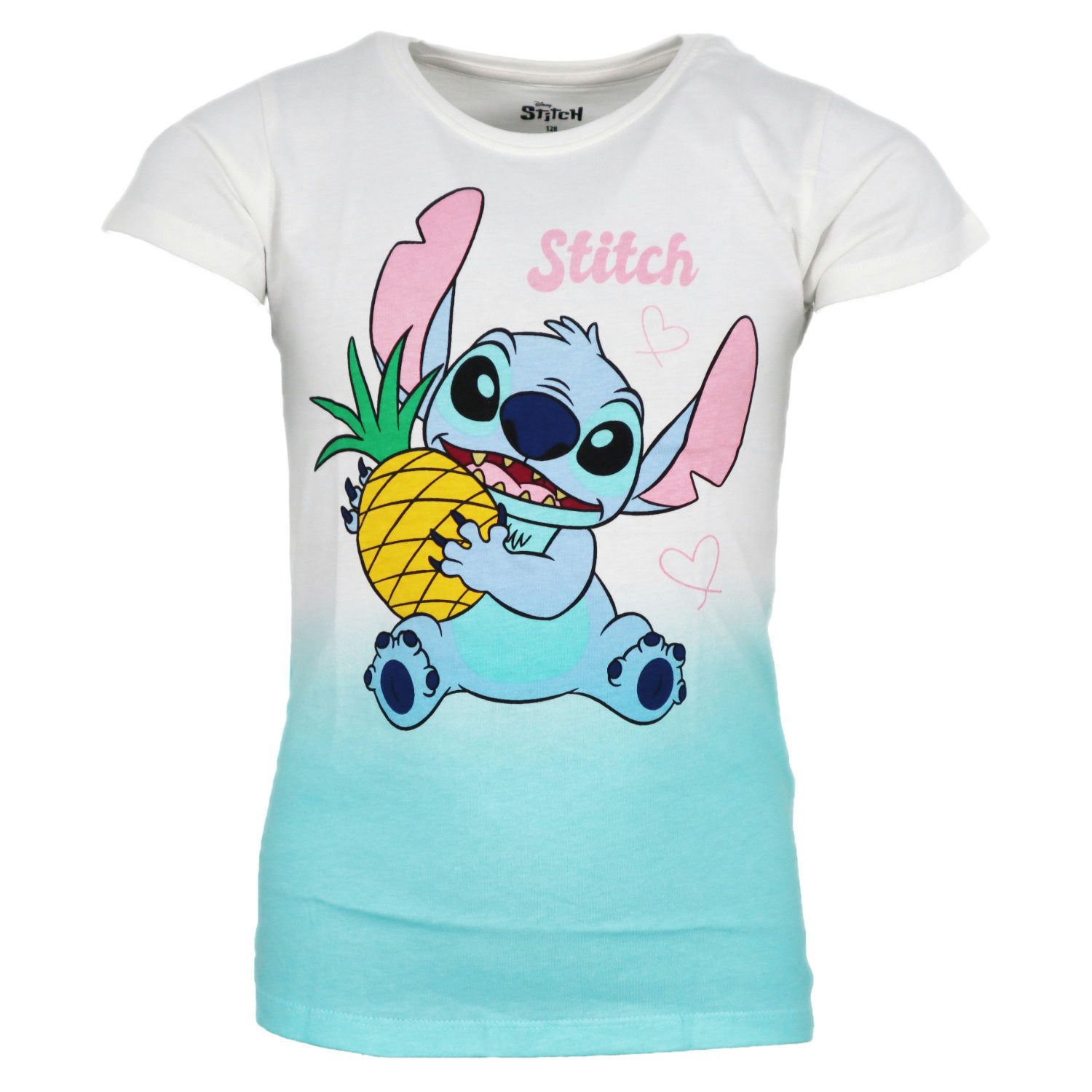 Print-Shirt Disney Lilo und Stitch Mädchen Kinder kurzarm T-Shirt Shirt