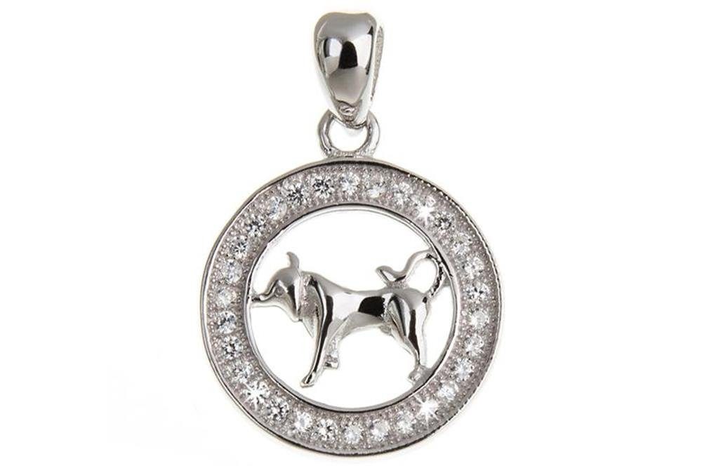 Silberkettenstore Kettenanhänger Anhänger Sternzeichen - 925 Silber
