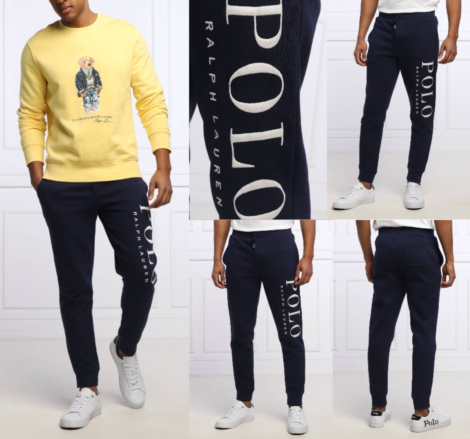 Ralph Lauren Jogginghose POLO RALPH LAUREN ATHLETIC Trousers Jogger Jogging-Hose Sweat-Pants Sp