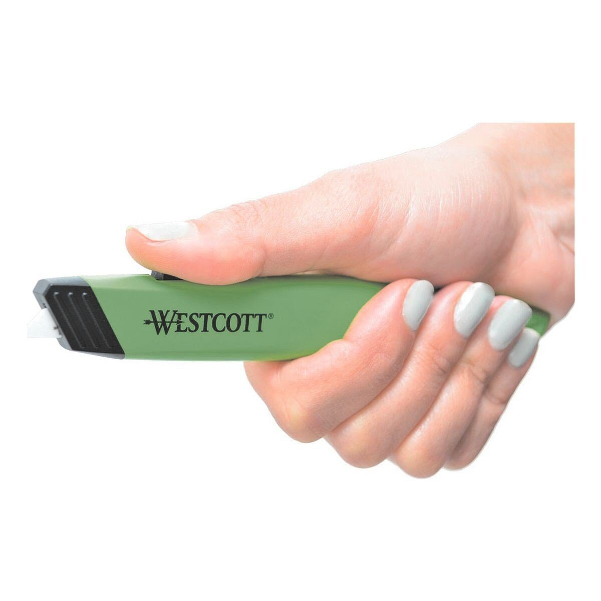 WESTCOTT Cuttermesser, mit automatisch Keramikklinge, einziehbar