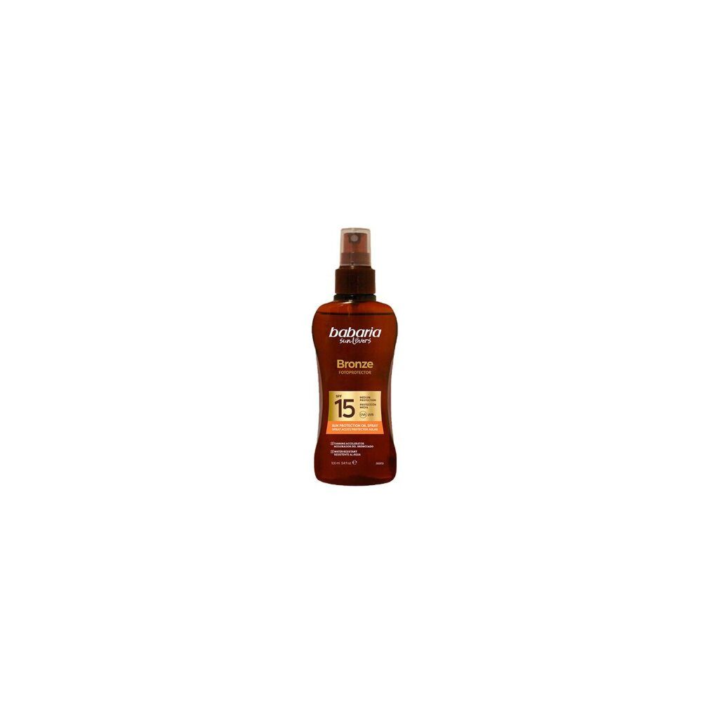 babaria Sonnenschutzpflege Es wäre Sun. Bronze Spray Sonnenschutzöl Spf15 100 ml