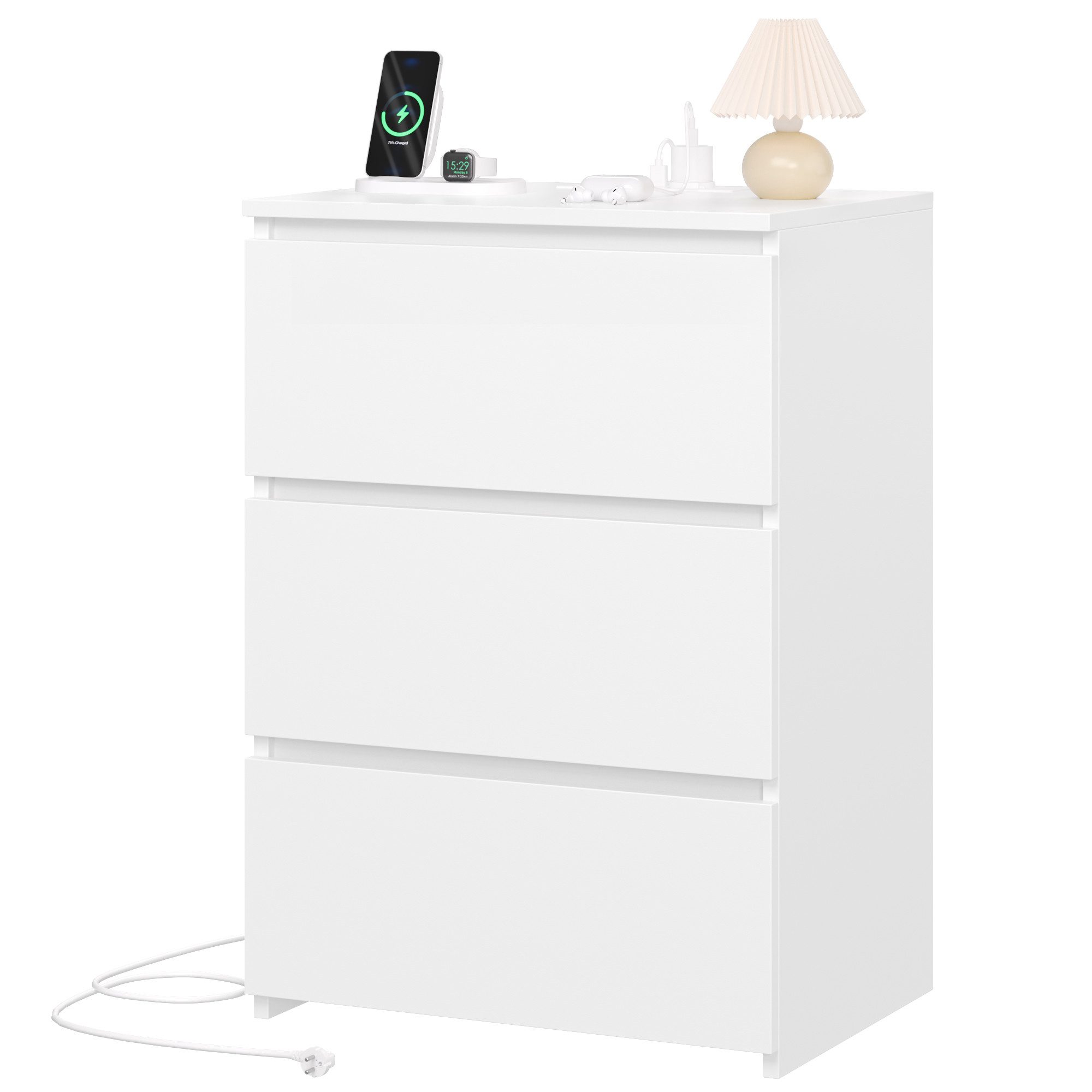 Homfa Nachttisch Nachtschrank Nachtkommode Nachtkonsole (1-St), günstig online kaufen