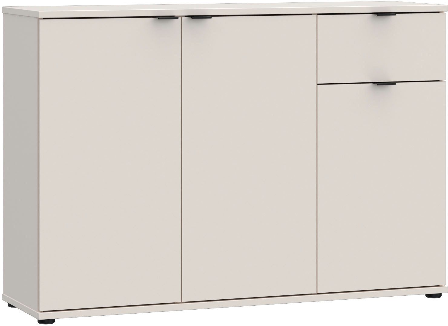 FORTE Sideboard Ganymede, Sideboard, Stauraum, Schublade, Metallgriffe, 4 Dekore, Breite 119,8cm