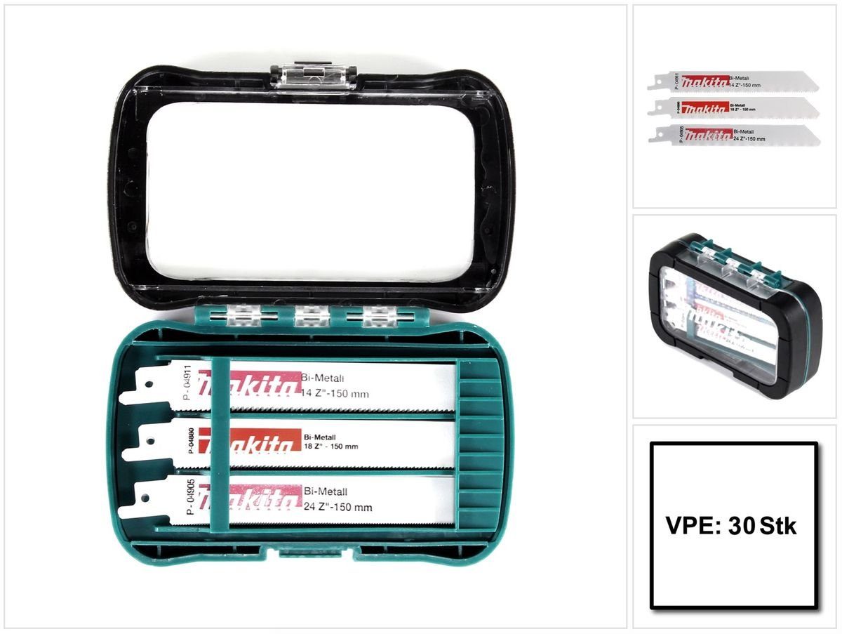 Makita Stichsägeblatt Reciprosägeblatt Sortiment (P-81290) Bi-Metall günstig online kaufen
