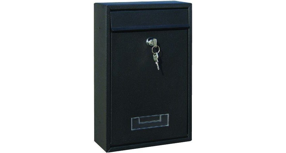 Primaster Briefkasten 88 cm schwarz x 21.5 Primaster x 32 Briefkasten