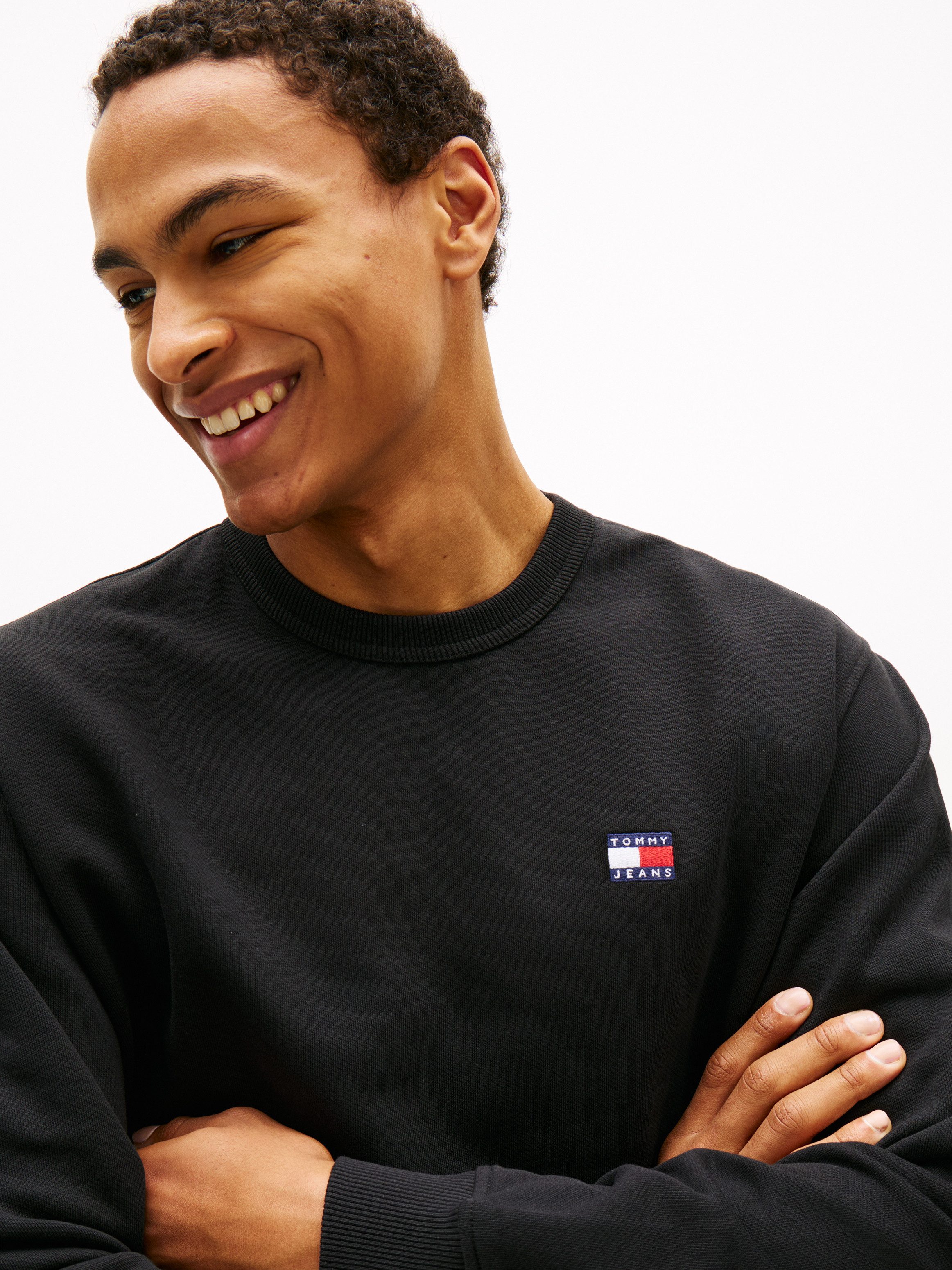 Tommy Jeans Sweatshirt TJM REG BADGE CREW EXT – Bild 5 von 5