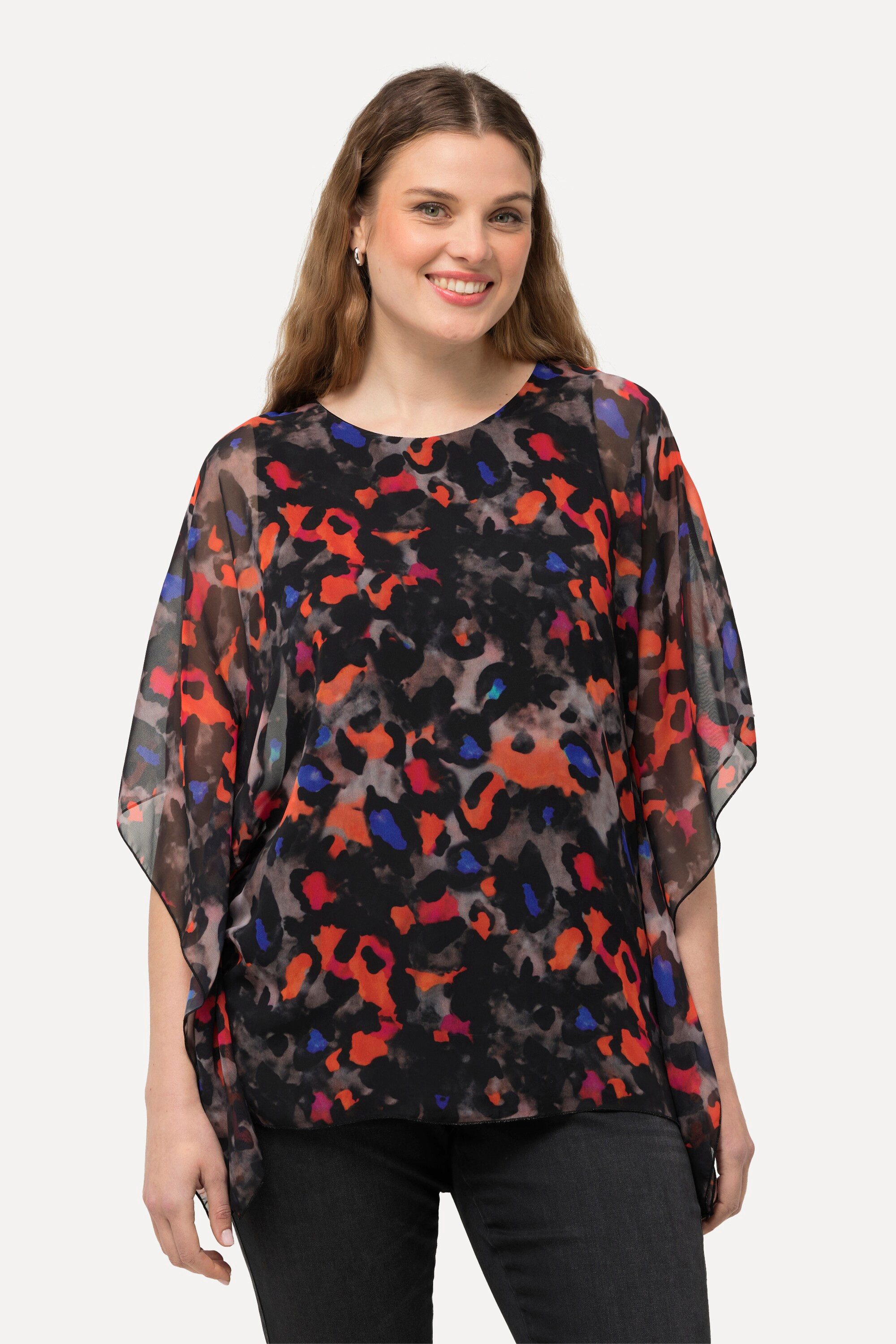 Ulla Popken Longbluse Bluse doppellagig Oversized günstig online kaufen