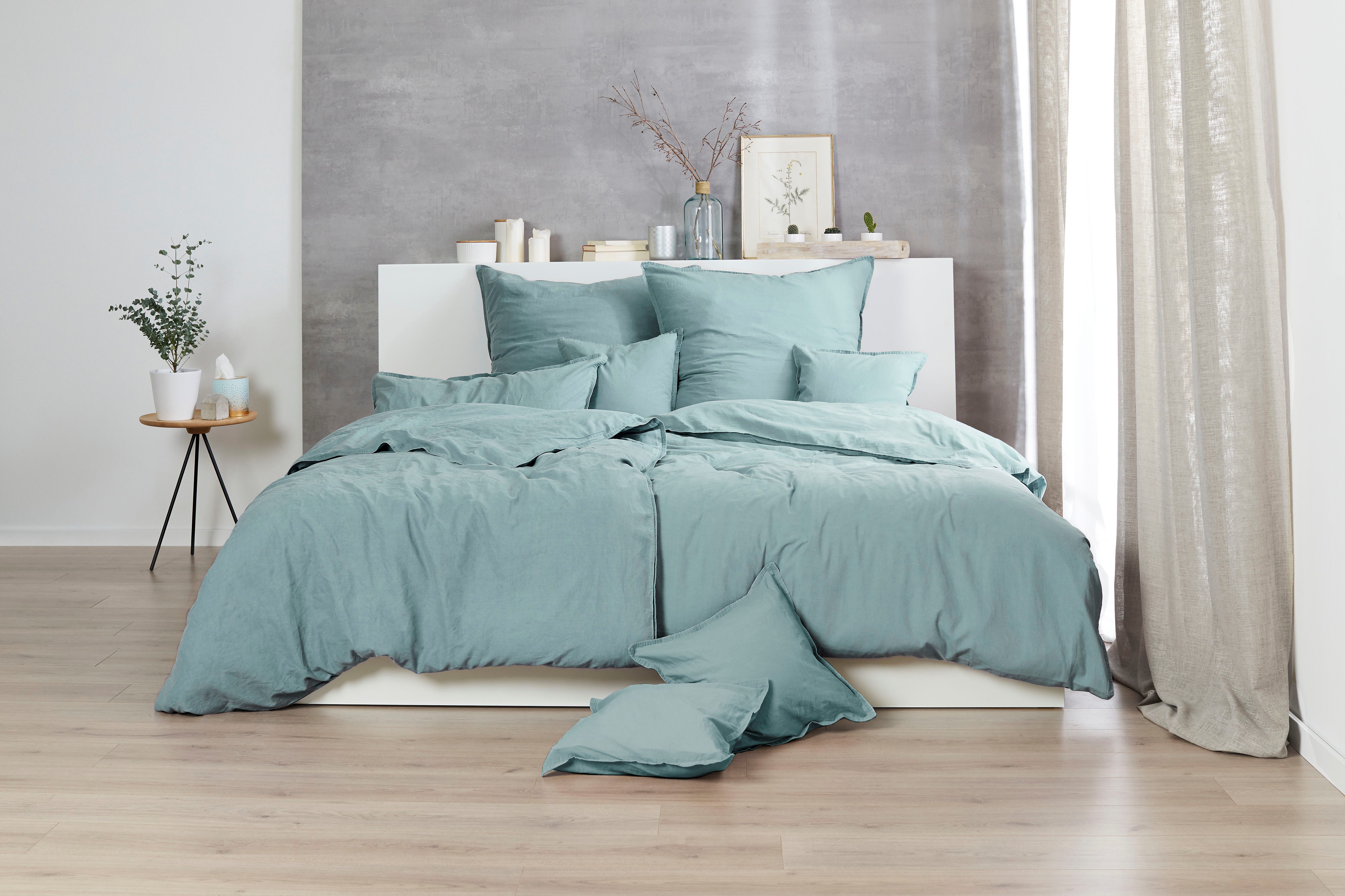 Primera Kissenbezüge Kissenbezüge »Stone Washed«, Primera (2 Stück), (2 Stück), mit Stone-Washed Optik – Bild 5 von 5