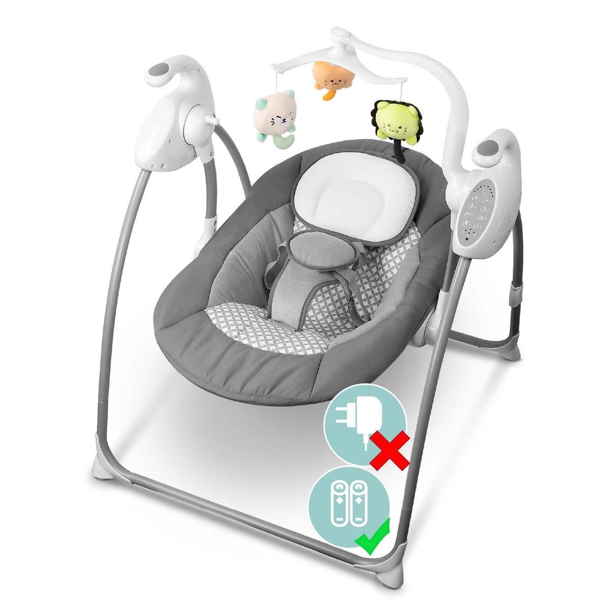 HEIMWERT Babyschaukel »Babyschaukel Babywippe mit Sound elektrisch und«  online kaufen | OTTO