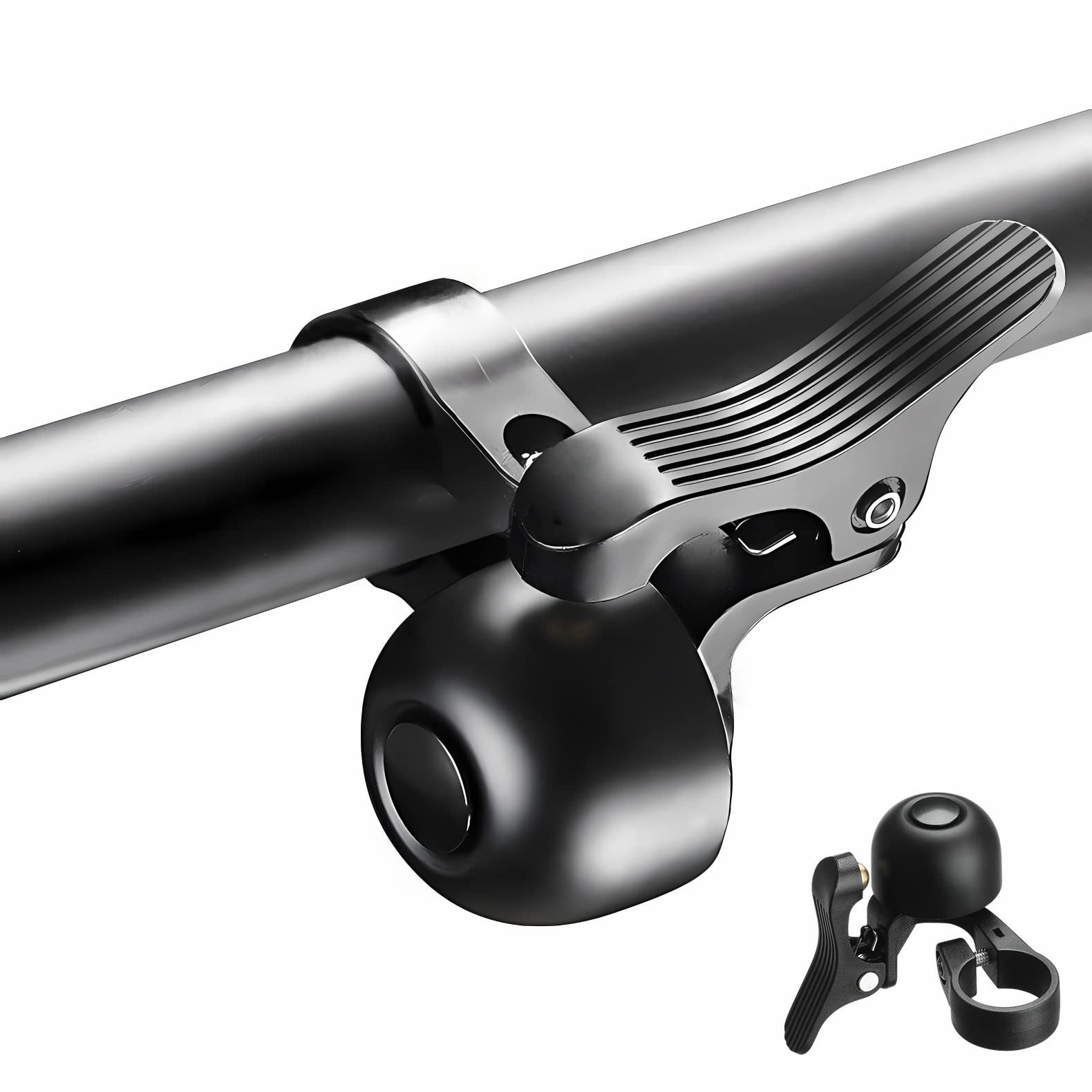 Coonoor Fahrradklingel Mini Fahrradklingel aus Kupfer – Laut & Kompakt, (1-tlg) passend für MTB, Rennrad, E-Bike & Kinderfahrrad, 22,2 mm Lenker