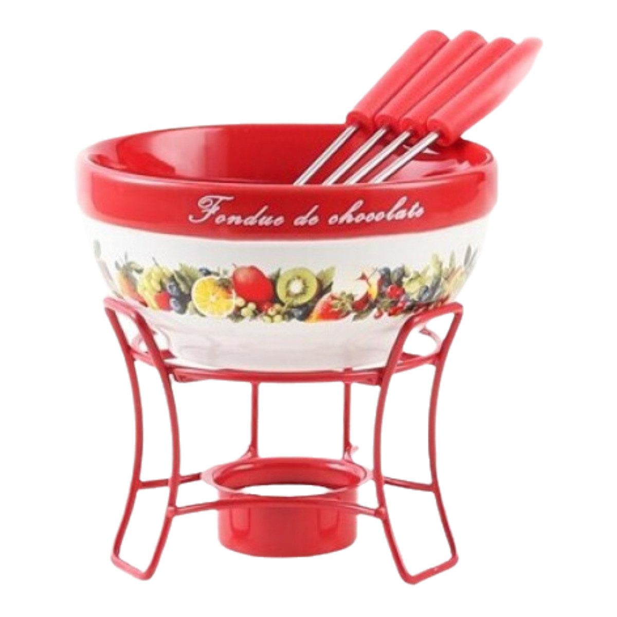emeco Fondue Schokofondue Set Keramik Schoko Foundue Teelichtfondue Fondü Fondant S