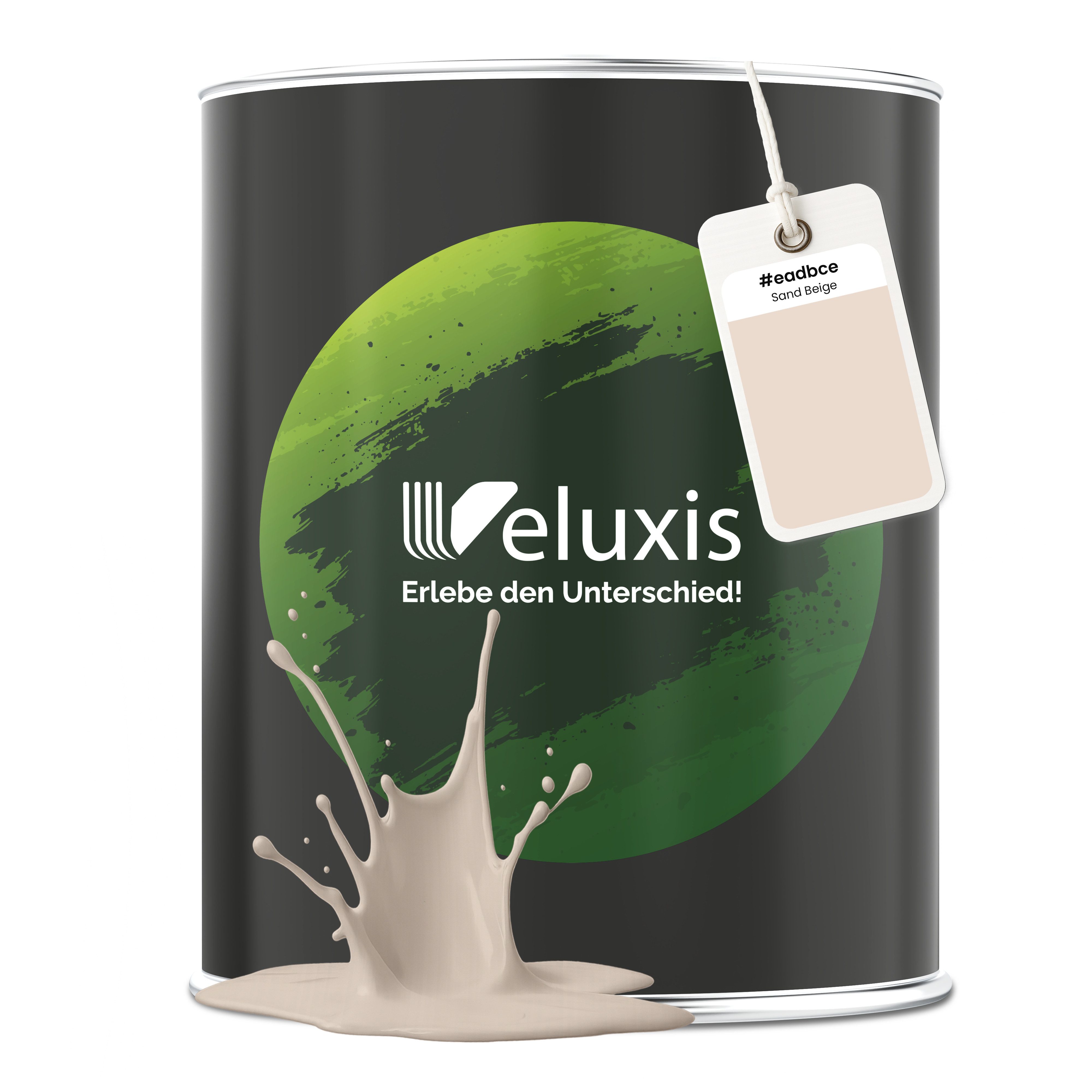 Veluxis Wandfarbe Veluxis® Edle Wandfarbe, für den Innenraum - Deckkraft-Klasse 1, Streifenfrei & tropfarm