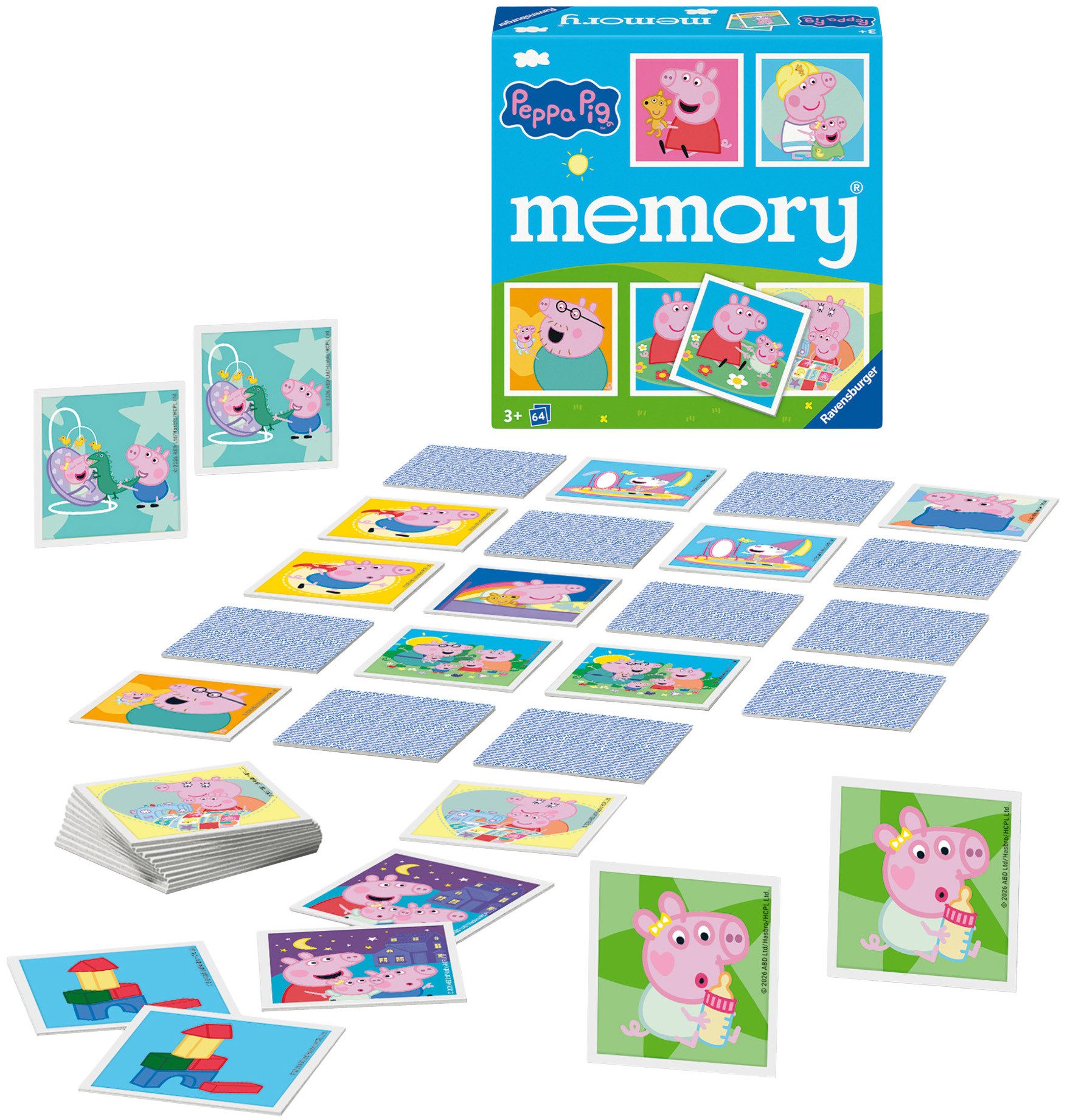 Ravensburger Spiel memory® Peppa Pig, Gesellschaftsspiel & Brettspiel, Made in Europe
