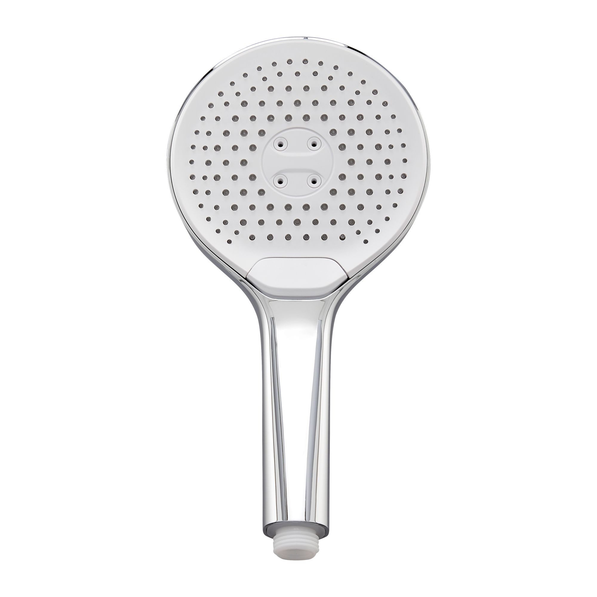 SCHÖNER WOHNEN-Kollektion Handbrause GLAIA, wassersparender Duschkopf rund, Chrom, Duschbrause mit 3 Strahlarten