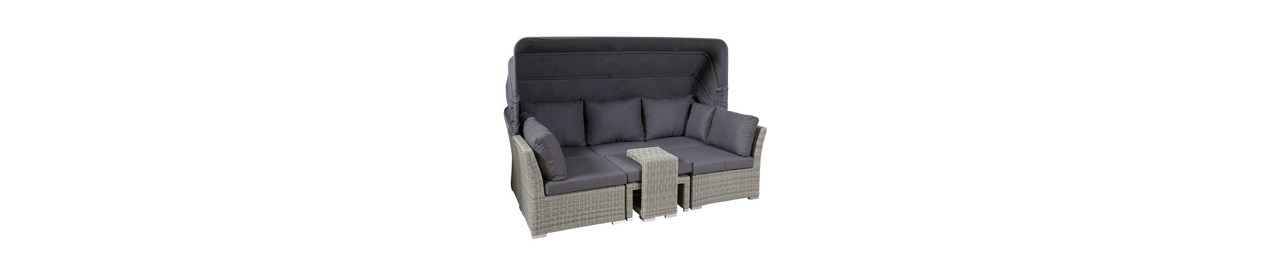 LC Garden Gartenliege »LC Garden »Bilbao« MuschelSet Loungebank