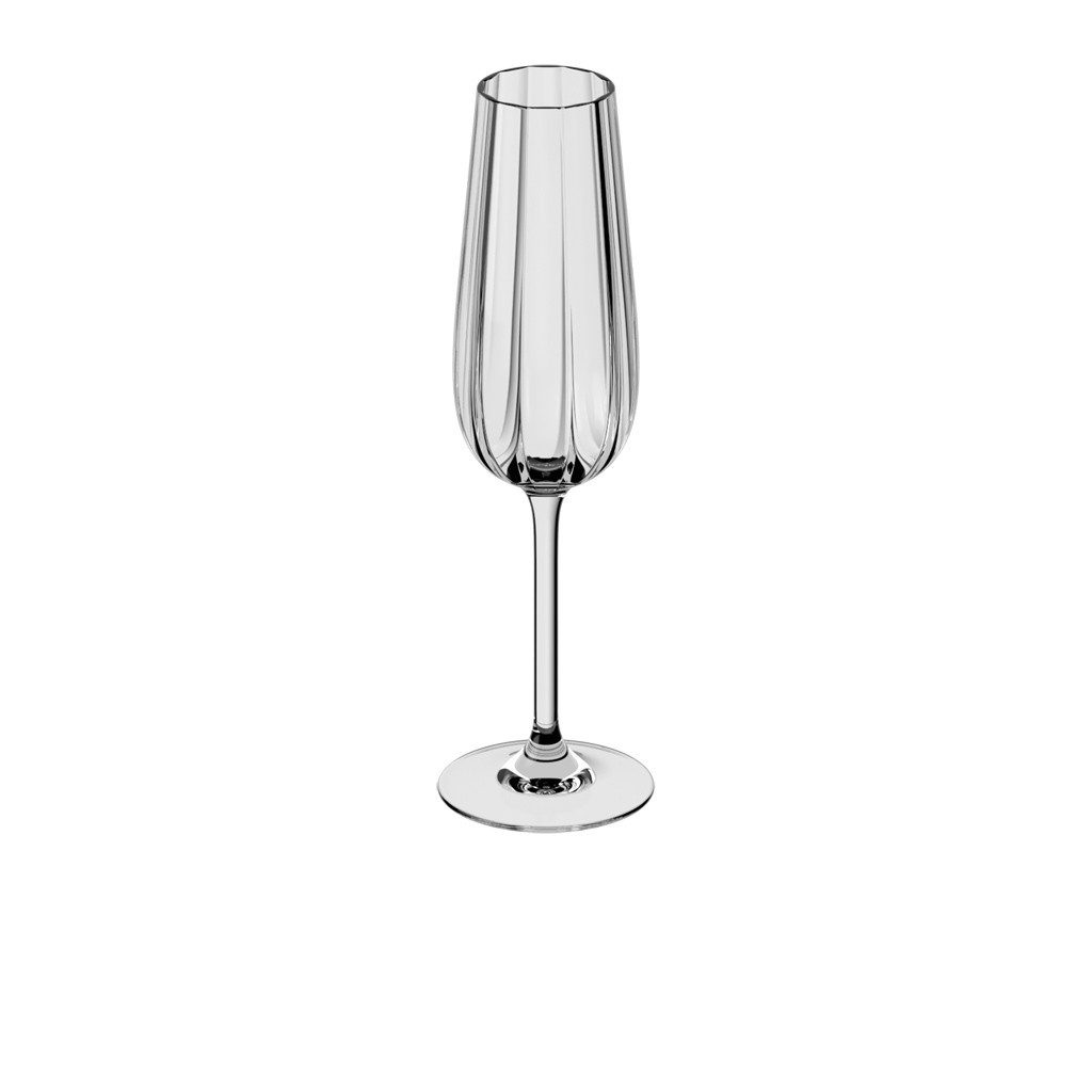 Villeroy & Boch Sektglas Rose Garden Sektkelch, 120 ml, 4 Stück, 4-tlg., Glas, Kristallglas, 4 Stck, spülmaschinenfest. € 49,90