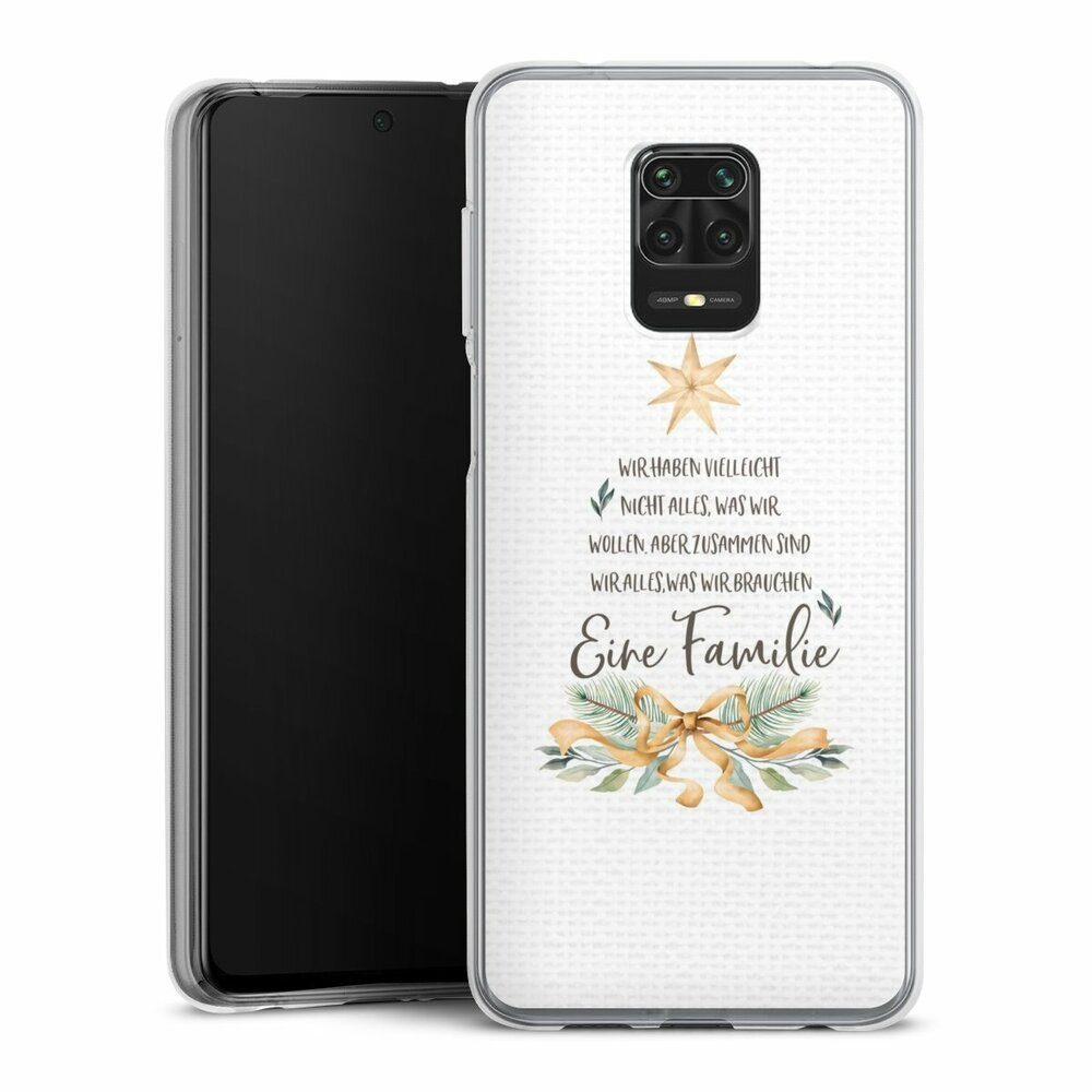DeinDesign Handyhülle Eine Familie, Xiaomi Redmi Note 9 Pro Silikon Hülle Bumper Case Handy Schutzhülle