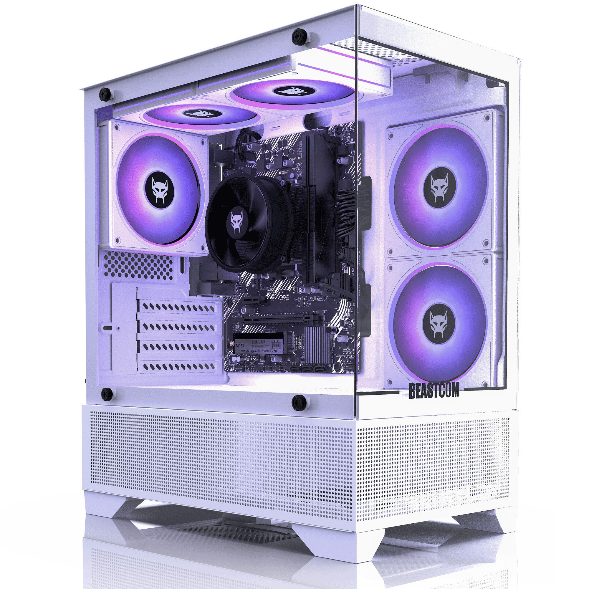 BEASTCOM Q3, Essential Gaming, Ryzen 5 3400G, Radeon RX Vega 11, 16 GB RAM Gaming-PC (AMD AMD Ryzen 5 3400G, Radeon RX Vega 11, 16 GB GB RAM, 512 GB SSD, Aktive Luftkühlung)