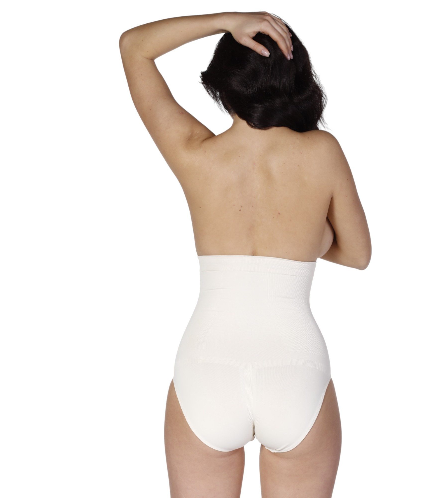 Formangel Miederslip mit hoher Taille und Silikonbund, figurformend, nahtlos, rutschfest (1-St) Nahtlos, Silikonbund gegen Verrutschen – Bild 2 von 5