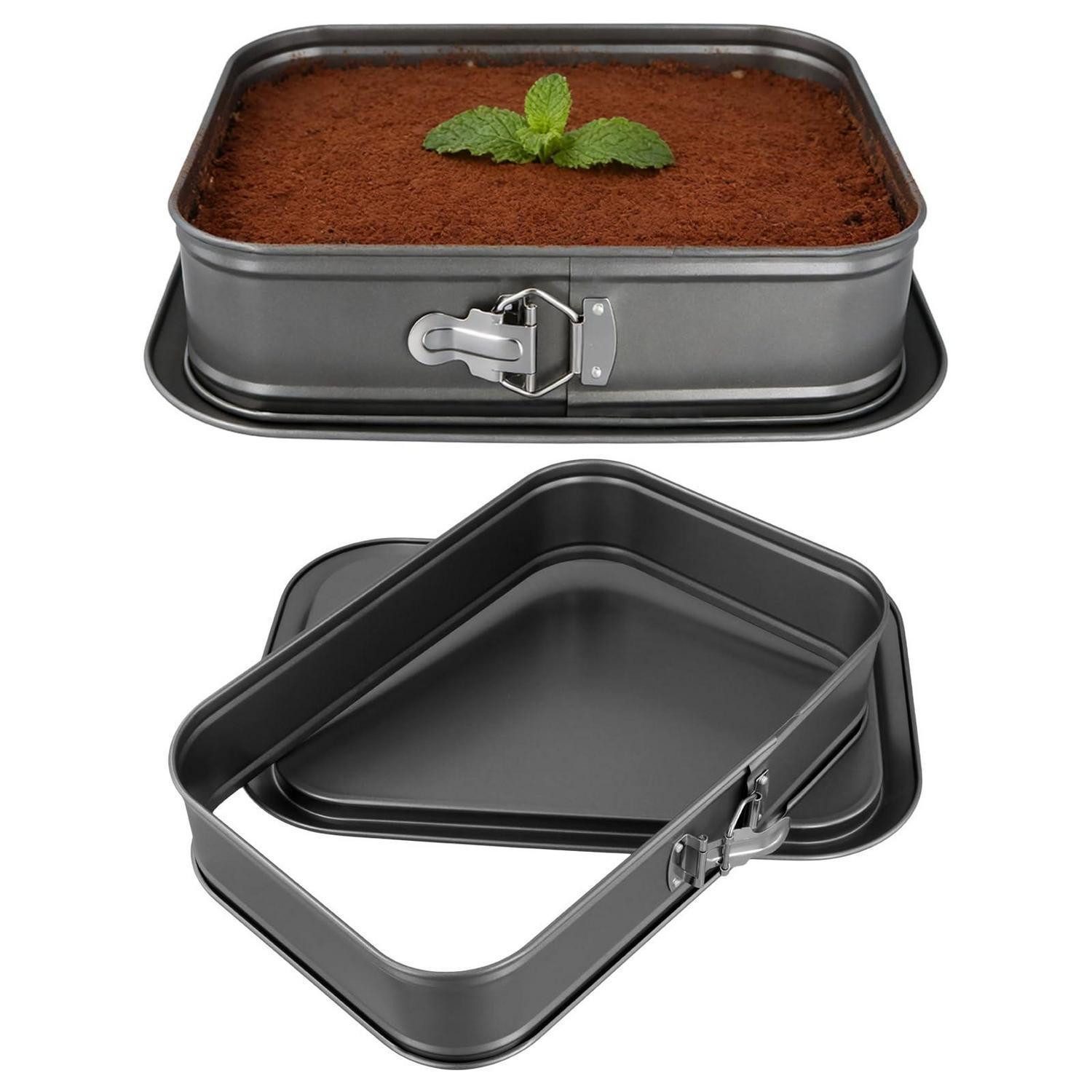 LuxusKollektion Springform Backform Eckig 35,5x24cm Antihaft, (2-tlg)